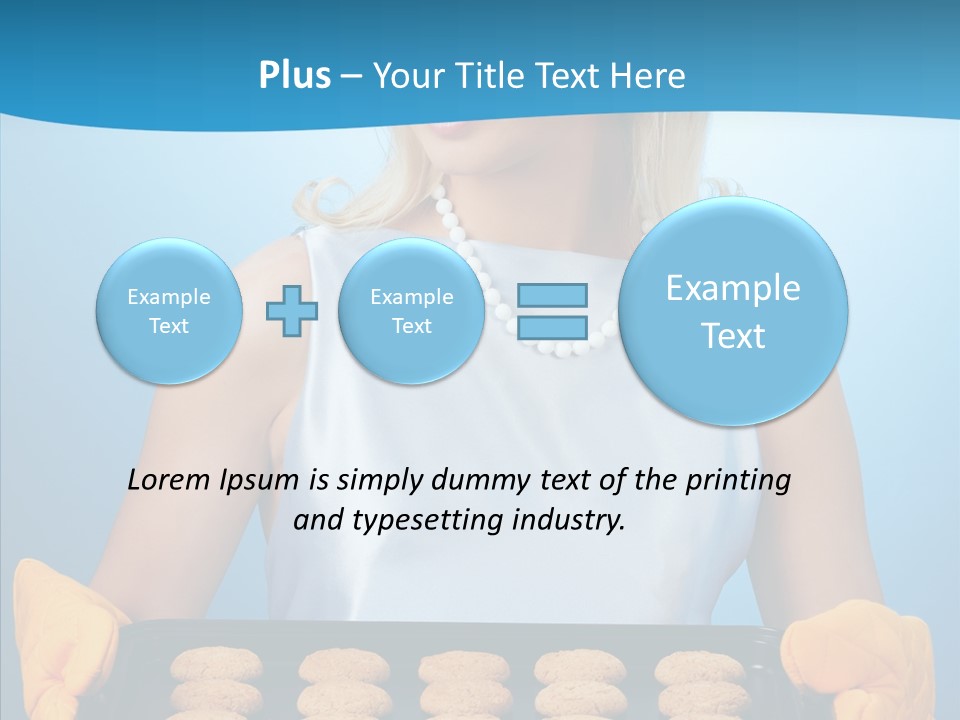 Lady Hairstyle Person PowerPoint Template