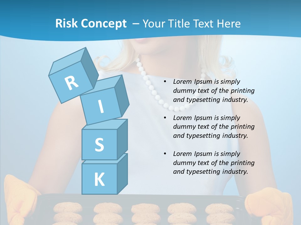 Lady Hairstyle Person PowerPoint Template