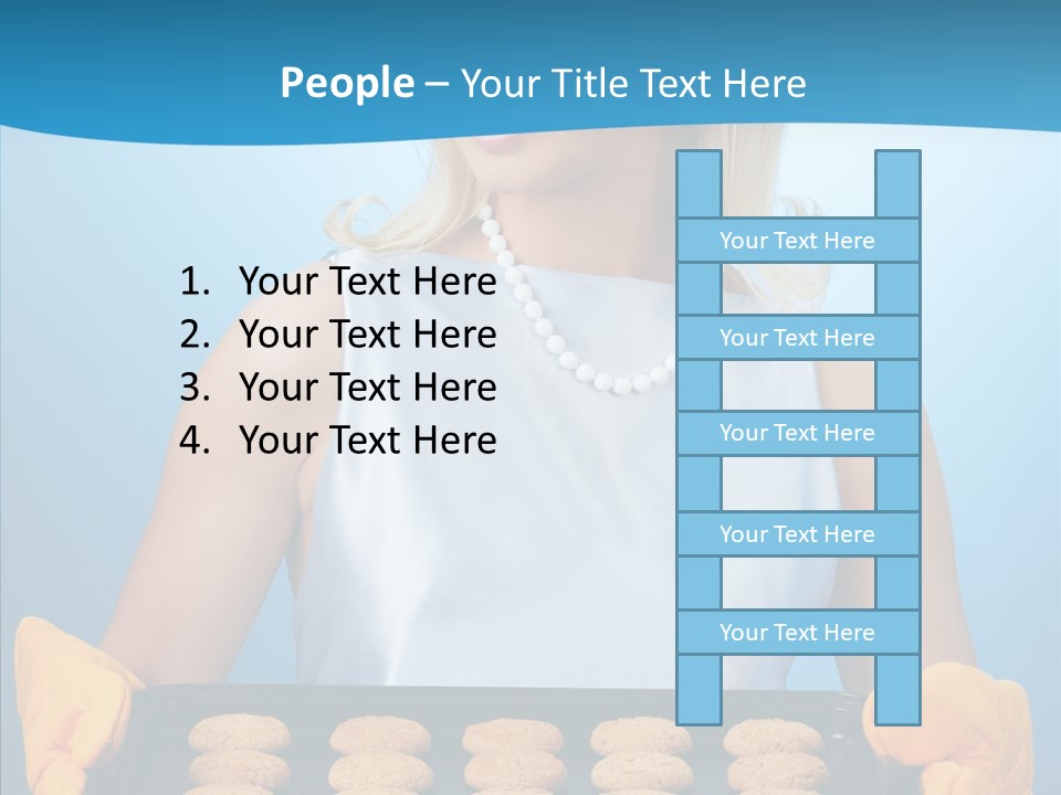 Lady Hairstyle Person PowerPoint Template