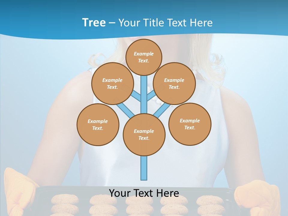 Lady Hairstyle Person PowerPoint Template