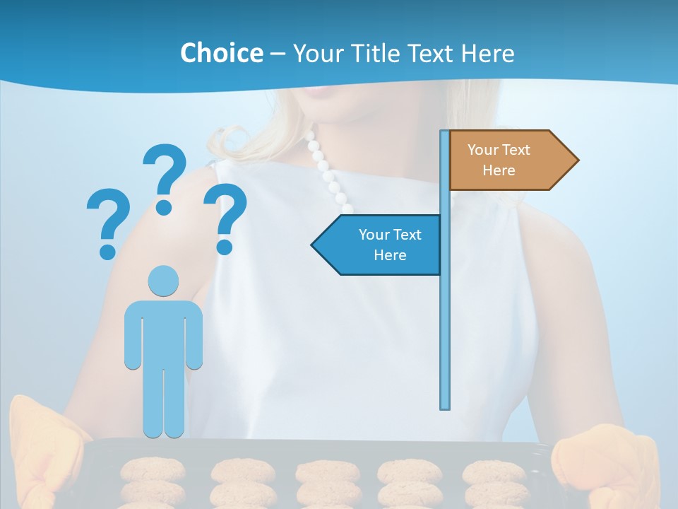 Lady Hairstyle Person PowerPoint Template