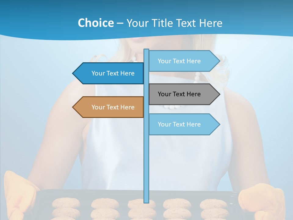 Lady Hairstyle Person PowerPoint Template