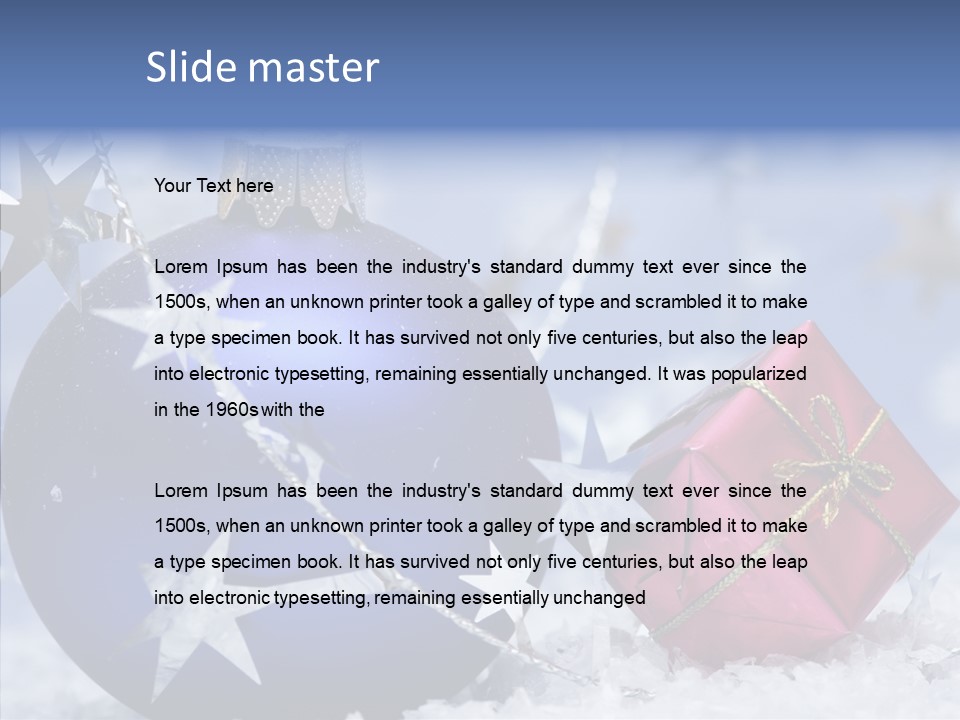 Message Seasonal Season PowerPoint Template