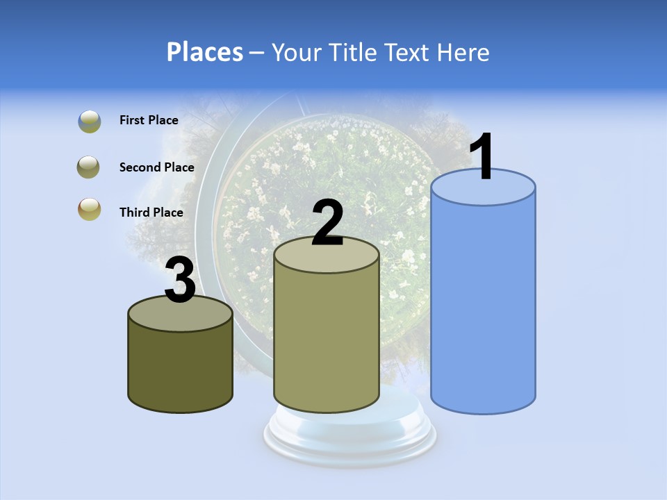 Environmental Landscape World PowerPoint Template