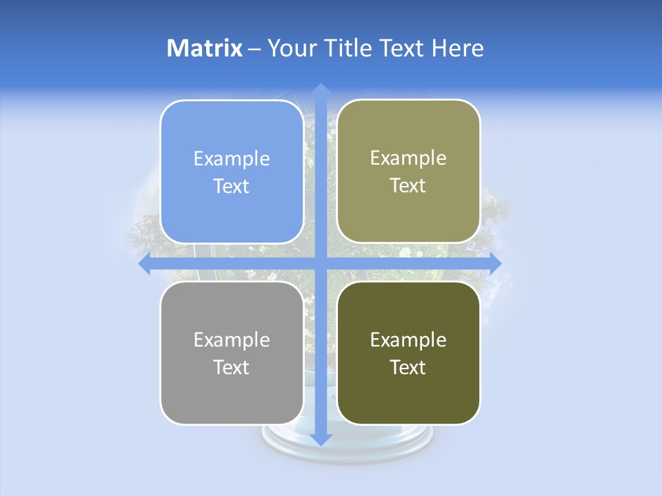 Environmental Landscape World PowerPoint Template