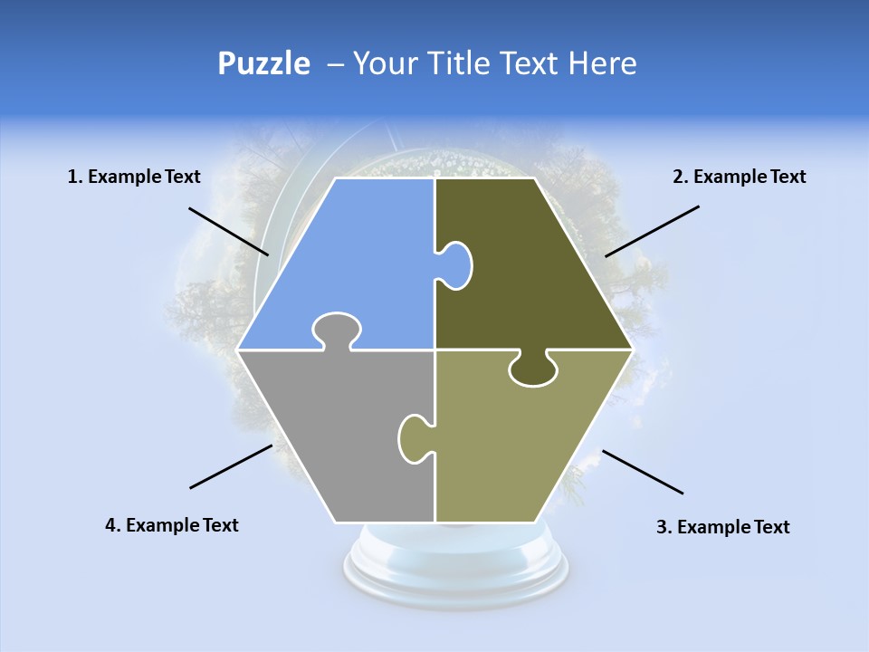 Environmental Landscape World PowerPoint Template