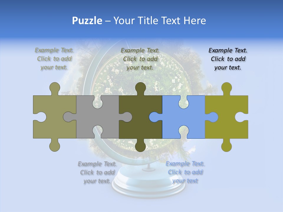 Environmental Landscape World PowerPoint Template