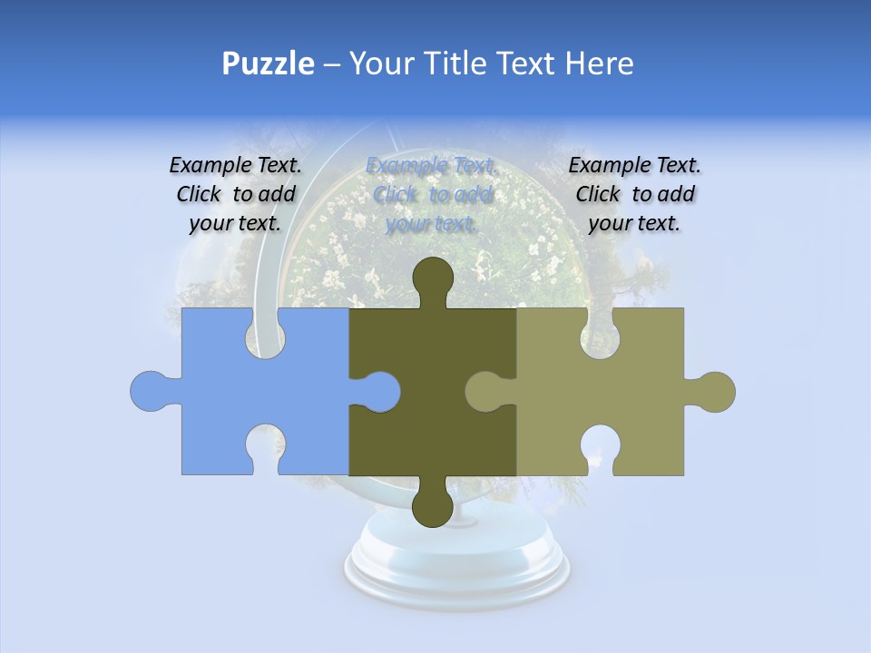 Environmental Landscape World PowerPoint Template