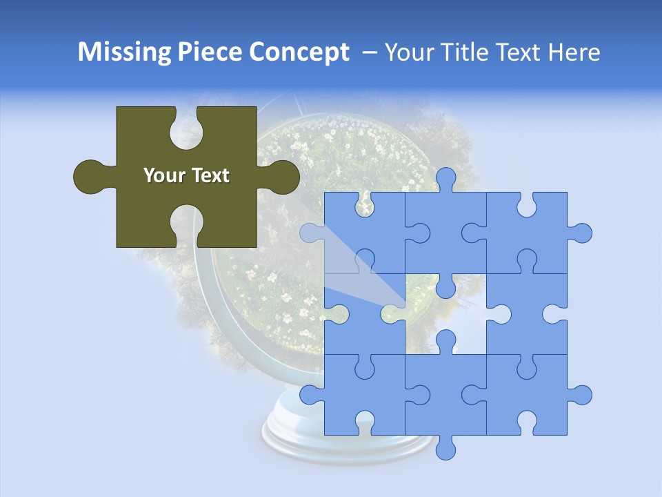 Environmental Landscape World PowerPoint Template