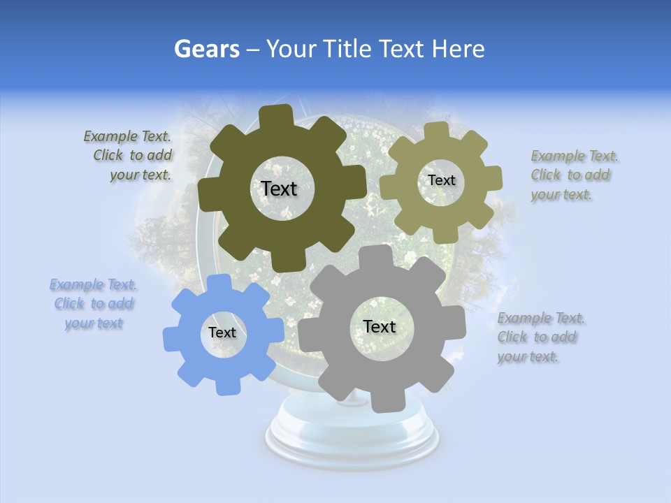 Environmental Landscape World PowerPoint Template