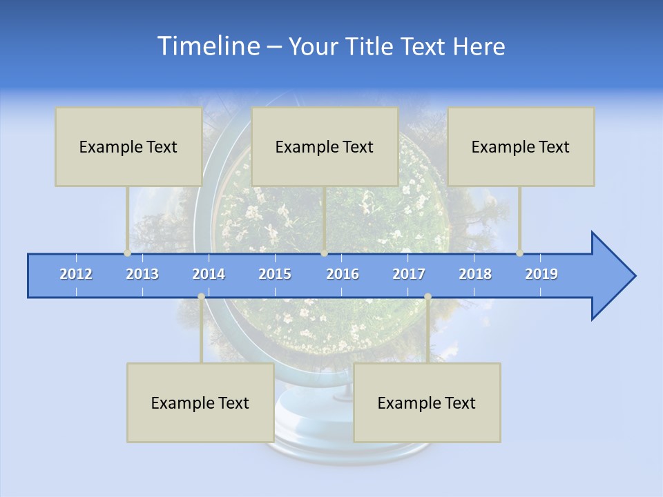 Environmental Landscape World PowerPoint Template