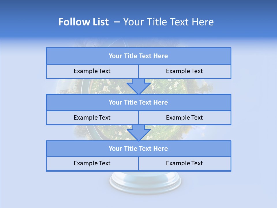 Environmental Landscape World PowerPoint Template