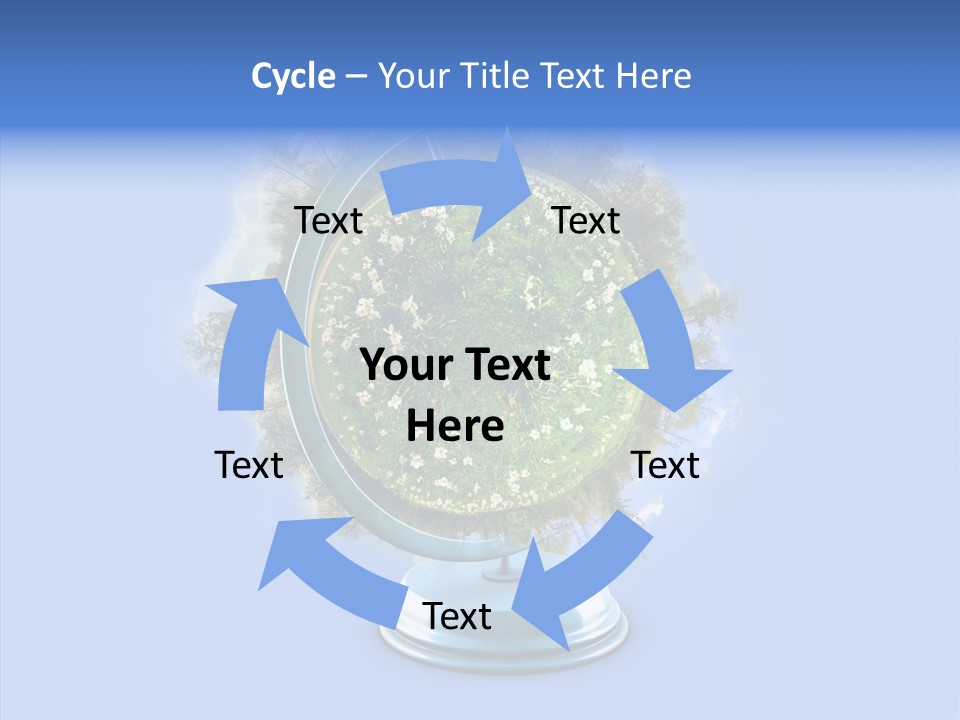 Environmental Landscape World PowerPoint Template