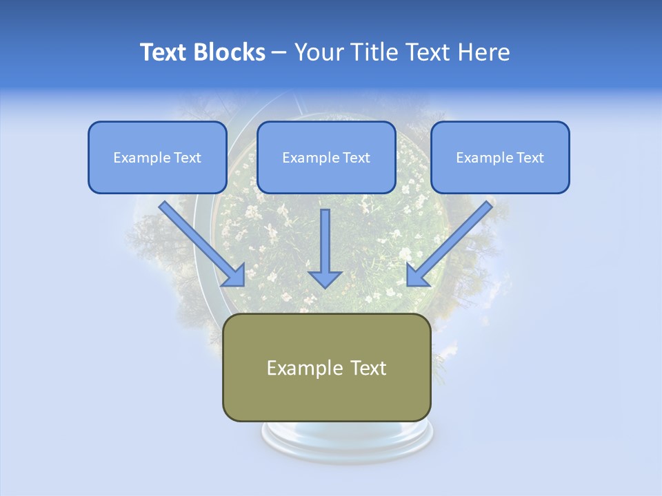 Environmental Landscape World PowerPoint Template