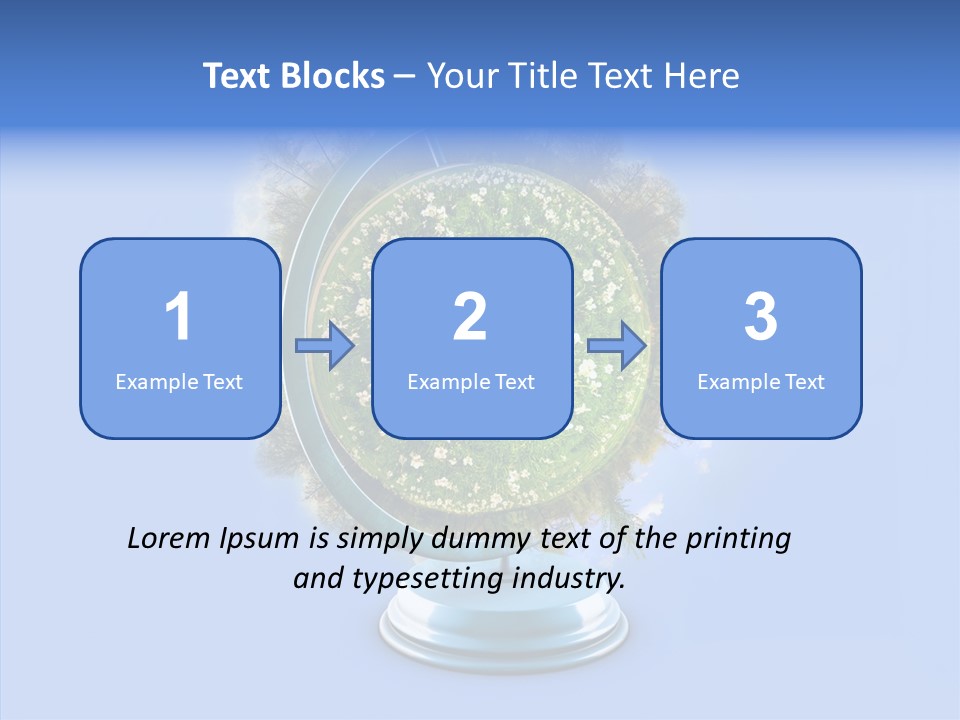 Environmental Landscape World PowerPoint Template