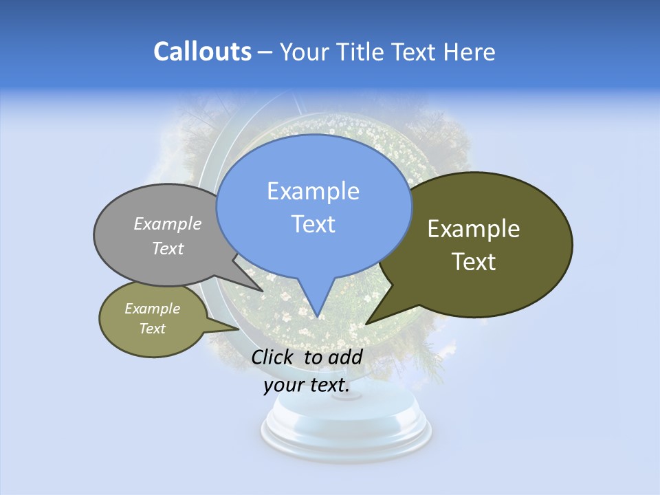 Environmental Landscape World PowerPoint Template