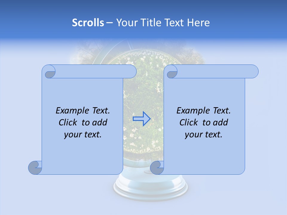 Environmental Landscape World PowerPoint Template