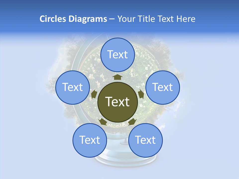 Environmental Landscape World PowerPoint Template