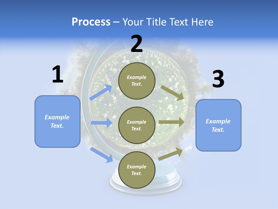 Environmental Landscape World PowerPoint Template