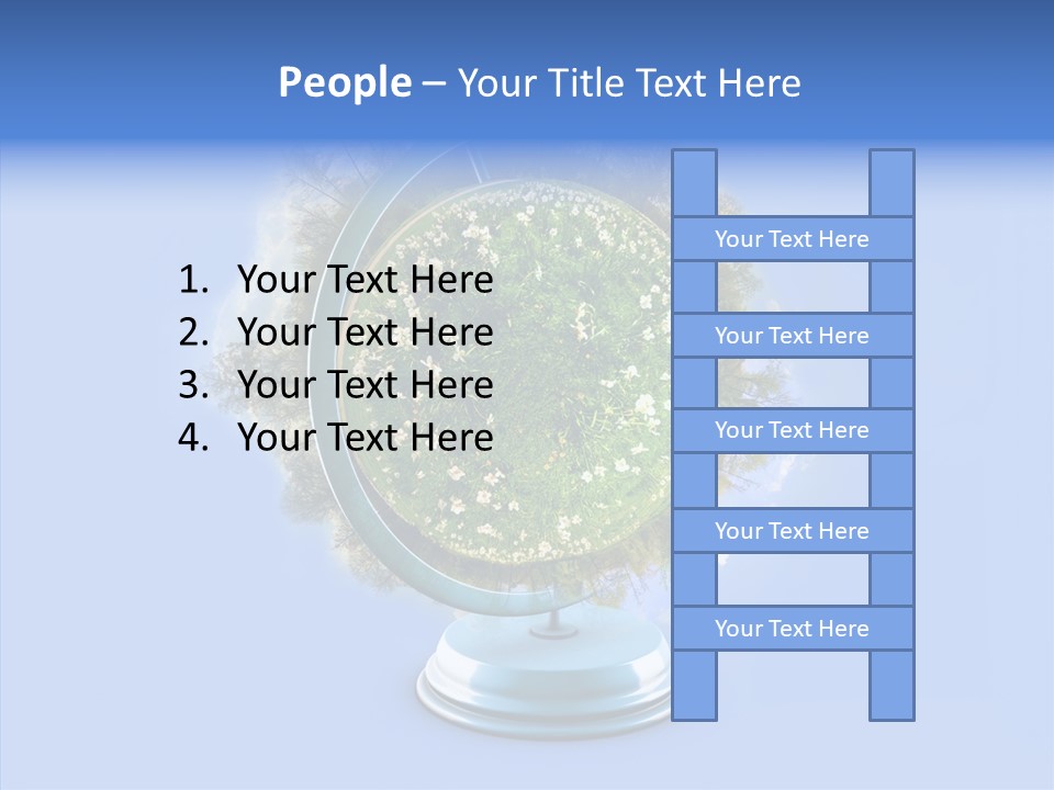 Environmental Landscape World PowerPoint Template