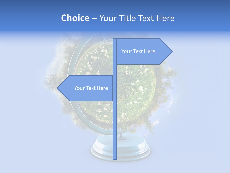 Environmental Landscape World PowerPoint Template