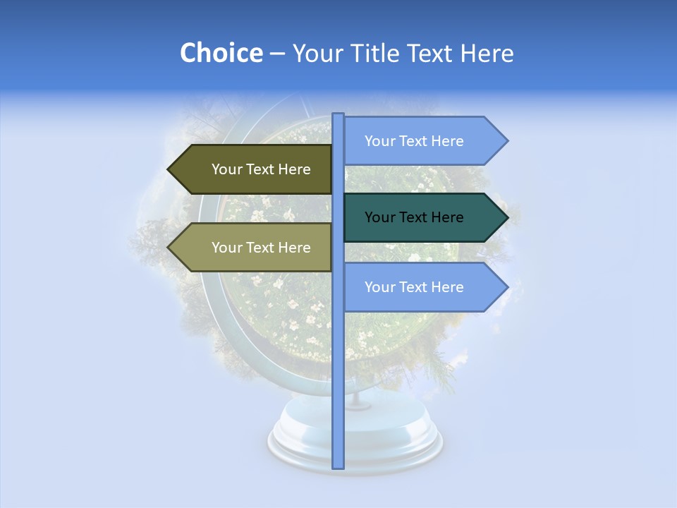 Environmental Landscape World PowerPoint Template