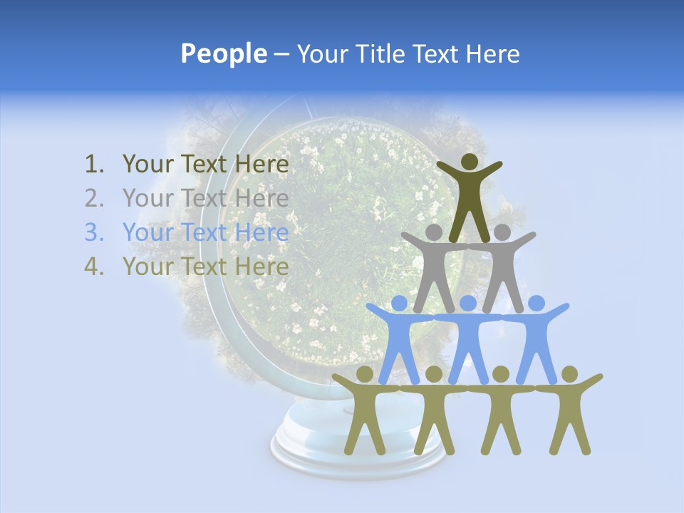 Environmental Landscape World PowerPoint Template