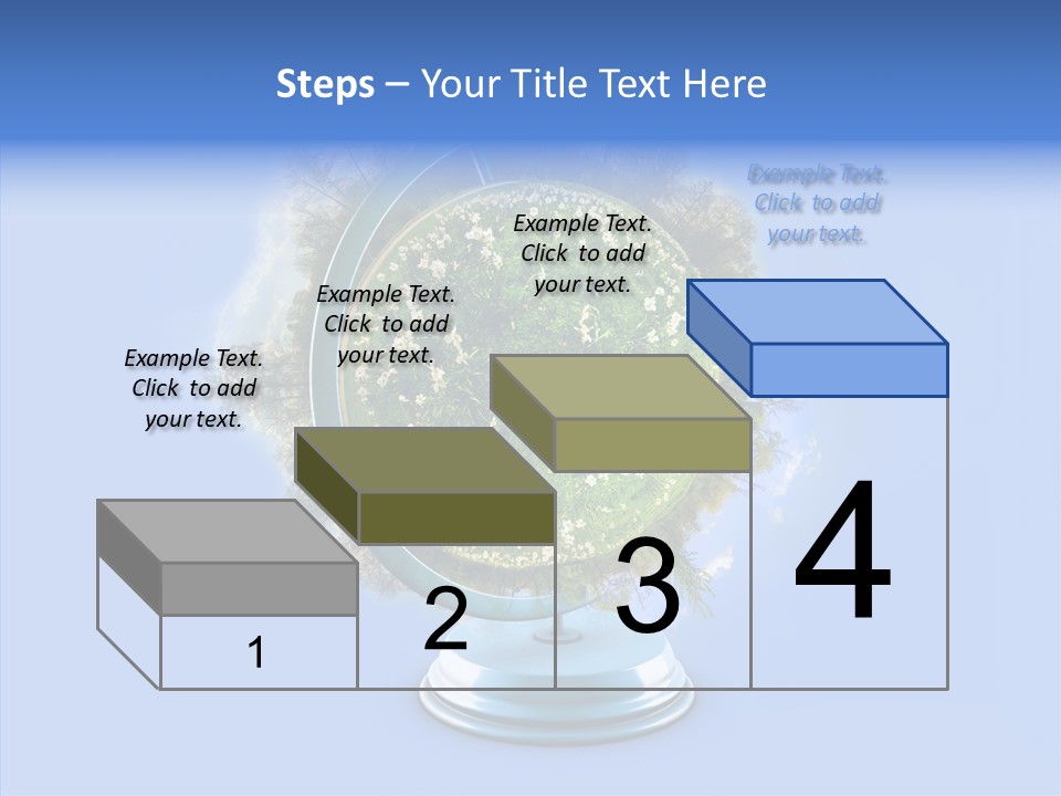 Environmental Landscape World PowerPoint Template