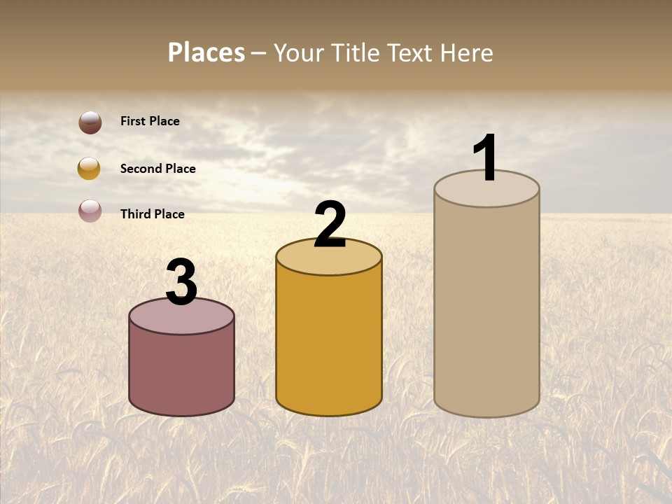 Cloudy Field Wind PowerPoint Template