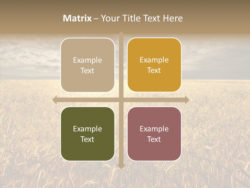 Cloudy Field Wind PowerPoint Template