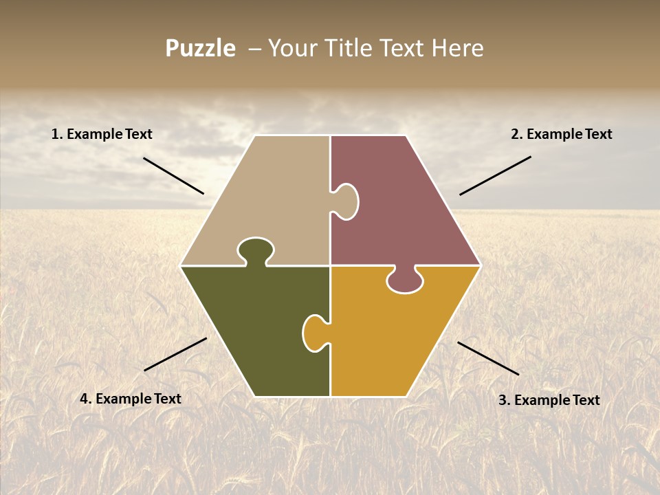 Cloudy Field Wind PowerPoint Template