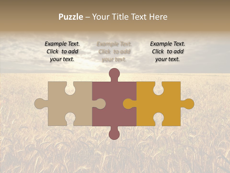 Cloudy Field Wind PowerPoint Template