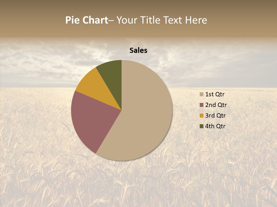 Cloudy Field Wind PowerPoint Template