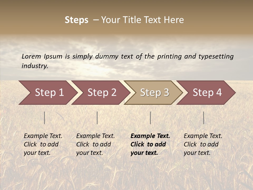 Cloudy Field Wind PowerPoint Template