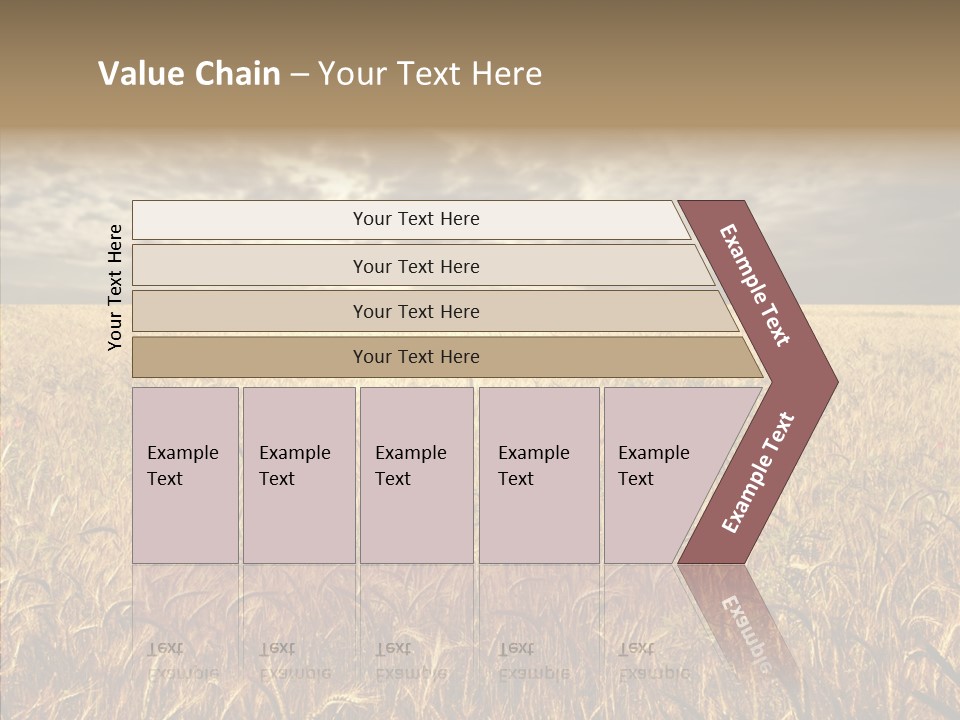 Cloudy Field Wind PowerPoint Template