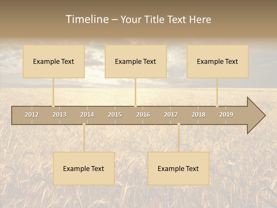 Cloudy Field Wind PowerPoint Template