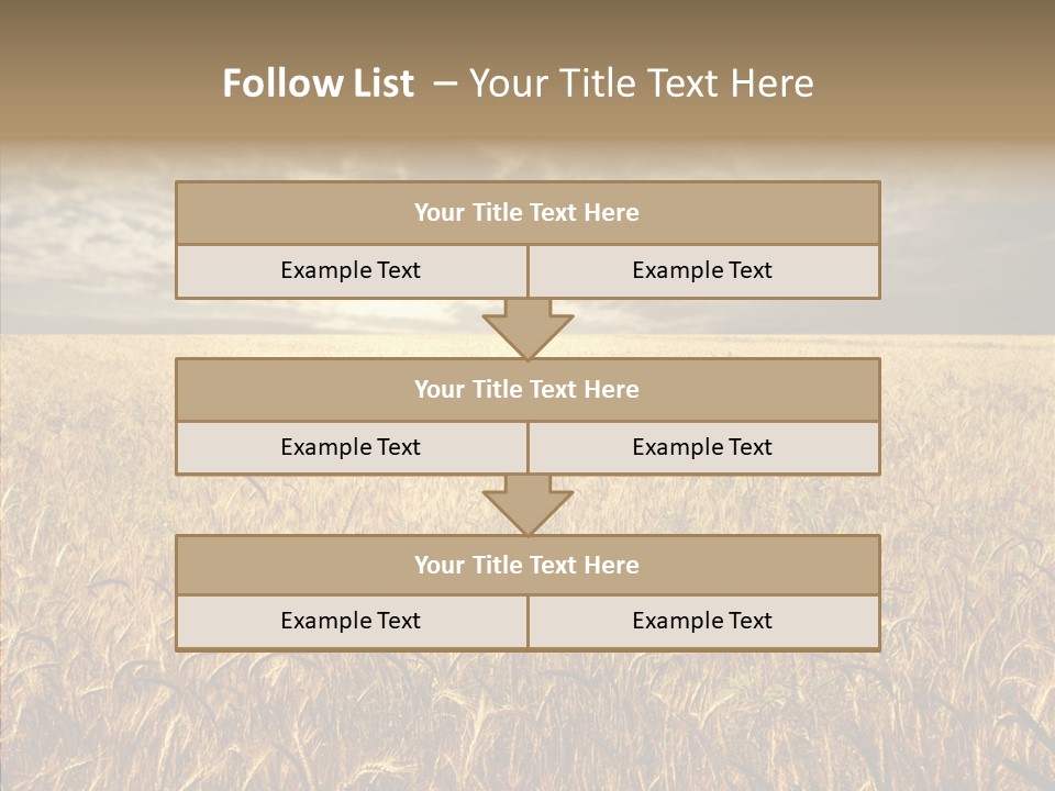 Cloudy Field Wind PowerPoint Template
