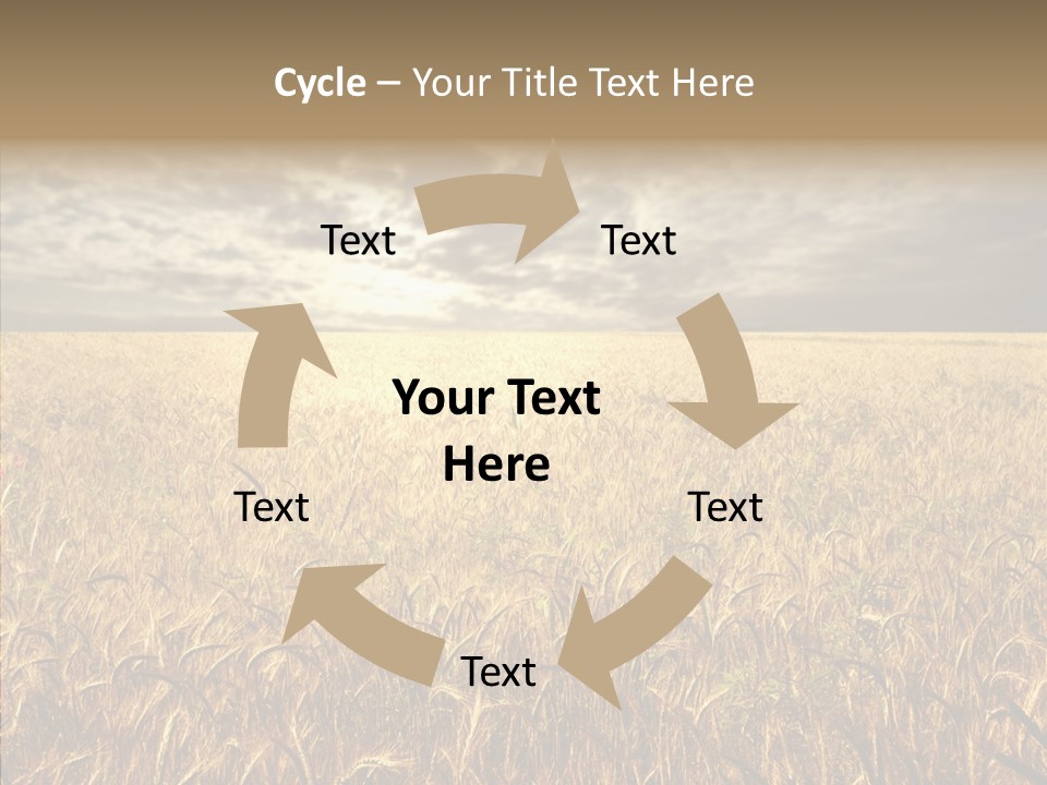 Cloudy Field Wind PowerPoint Template