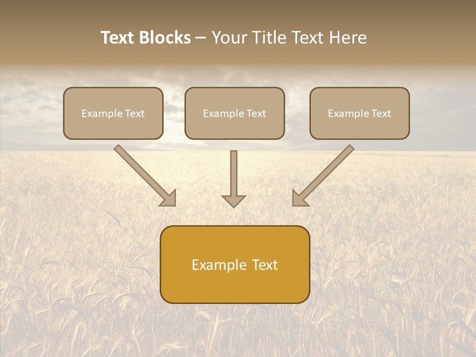Cloudy Field Wind PowerPoint Template
