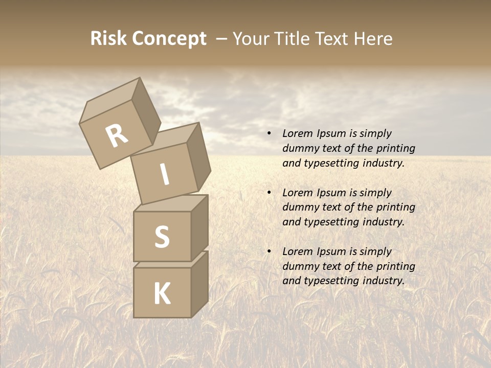 Cloudy Field Wind PowerPoint Template