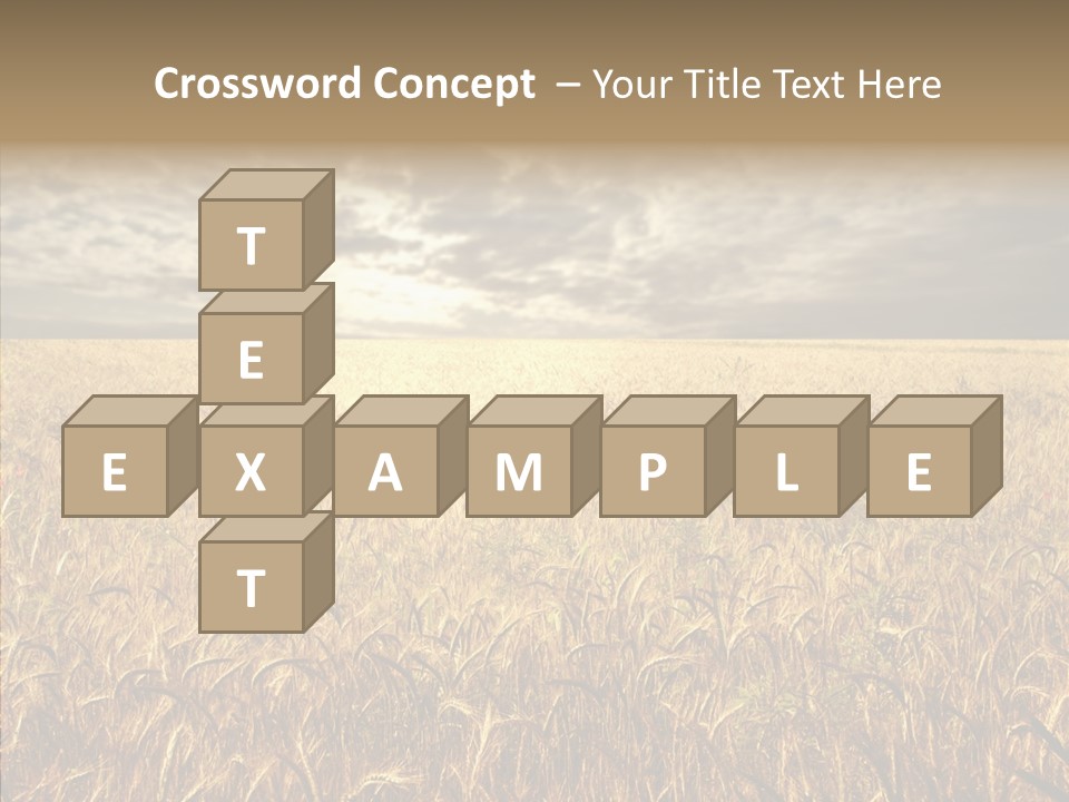 Cloudy Field Wind PowerPoint Template