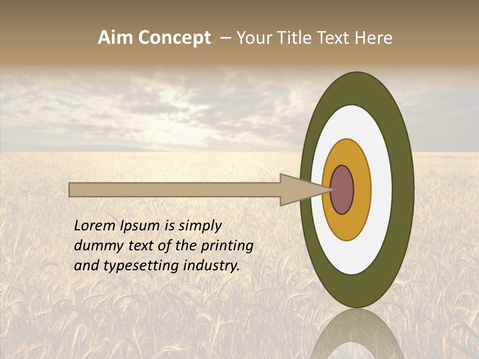 Cloudy Field Wind PowerPoint Template