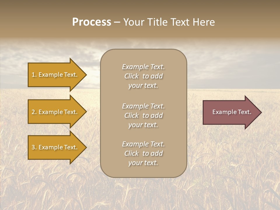 Cloudy Field Wind PowerPoint Template