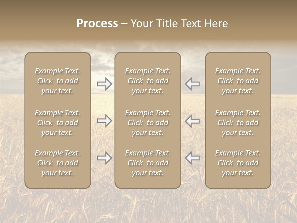 Cloudy Field Wind PowerPoint Template