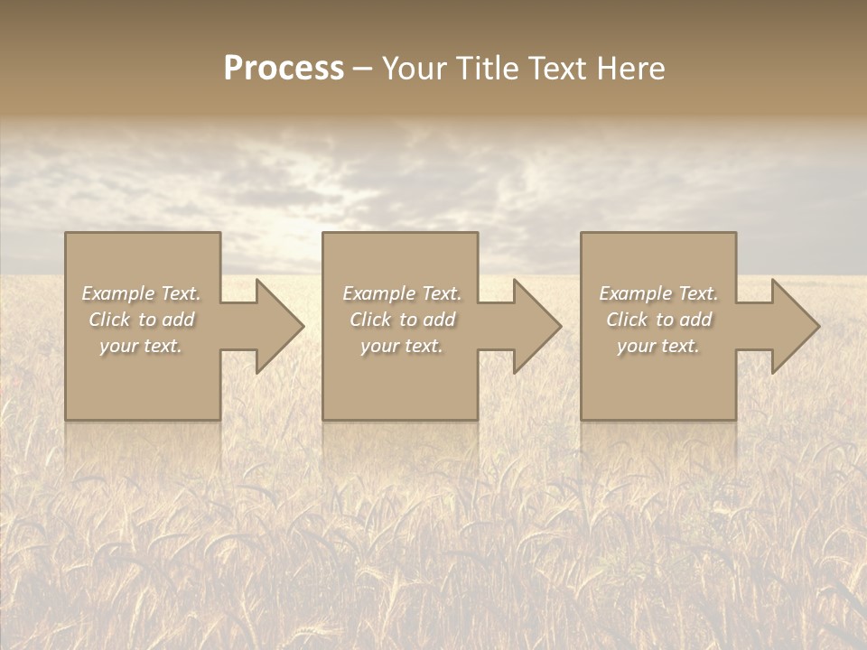 Cloudy Field Wind PowerPoint Template