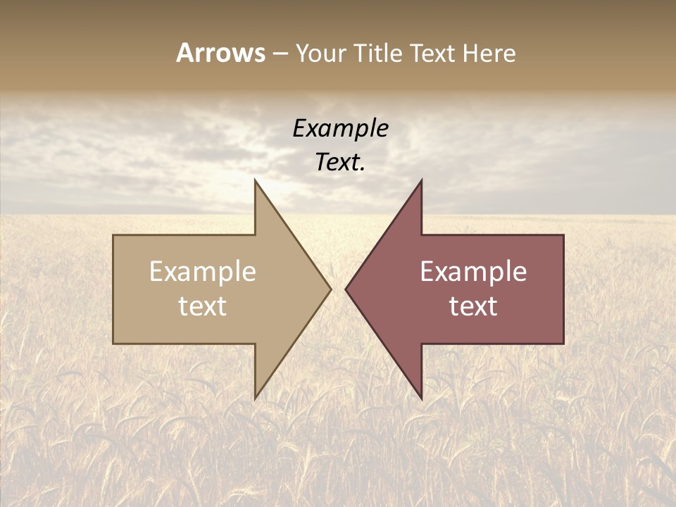 Cloudy Field Wind PowerPoint Template
