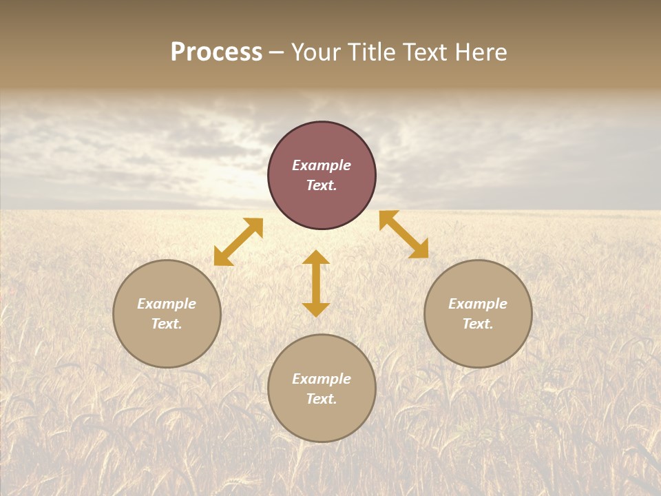 Cloudy Field Wind PowerPoint Template