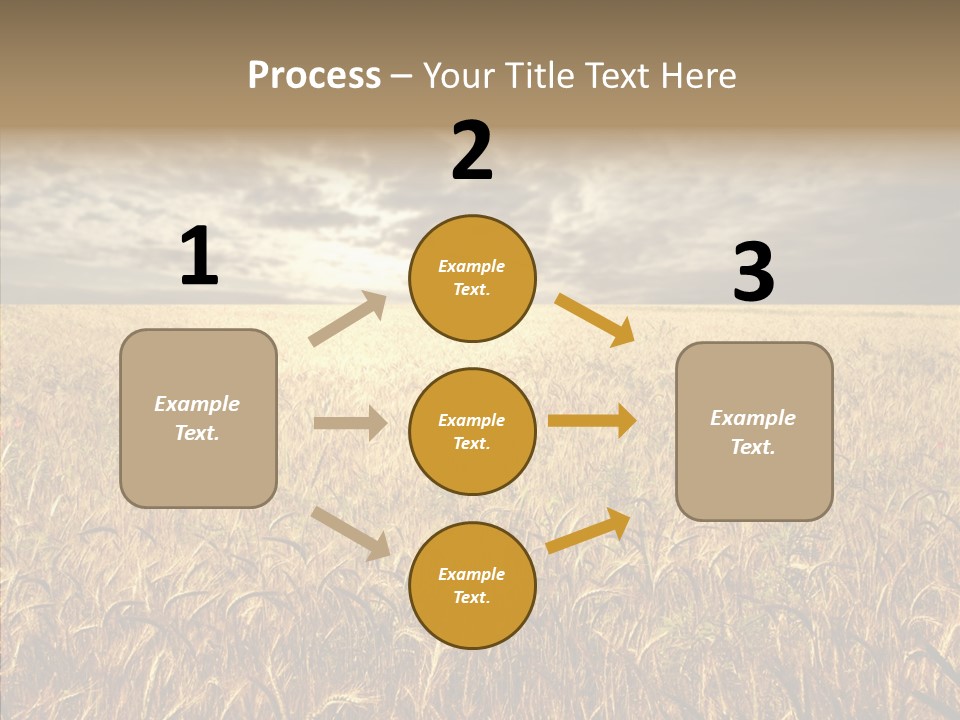 Cloudy Field Wind PowerPoint Template