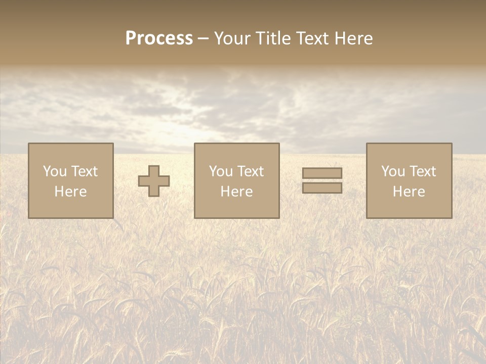 Cloudy Field Wind PowerPoint Template