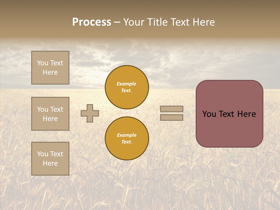 Cloudy Field Wind PowerPoint Template
